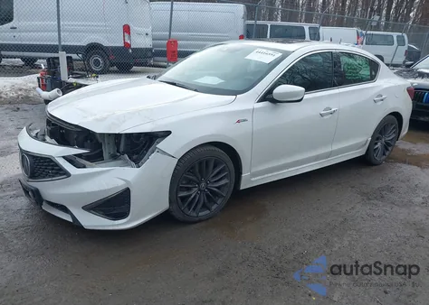 2019 Acura Ilx Premium A-Spec Packages/Technology A-Spec Packages z USA, uszkodzony, nr VIN 19UDE2F89KA004350